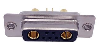 NORCOMP 681M7W2203L101 连接器, 组合式D-SUB, Power-D 681M Series, DA-7W2, 插座, 7 触点, 5信号, 2电源, 焊接