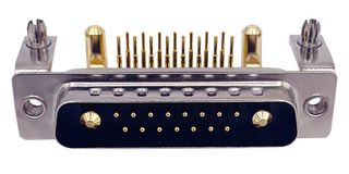 NORCOMP 684M17W2103L621 连接器, 组合式D-SUB, Power-D 684M Series, DB-17W2, 插头, 17 触点, 15信号, 2电源, 焊接
