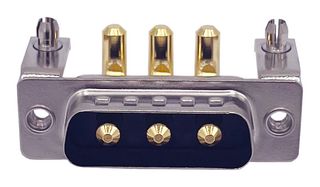 NORCOMP 684M3W3103L621 Combination Layout D Sub Connector, Power-D 684M Series, DA-3W3, Plug, 3 Contacts, 3 Power