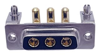 NORCOMP 684M3W3203L621 连接器, 组合式D-SUB, Power-D 684M Series, DA-3W3, 插座, 3 触点, 3电源, 焊接