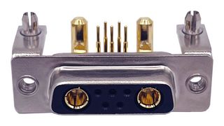 NORCOMP 684M7W2203L621 连接器, 组合式D-SUB, Power-D 684M Series, DA-7W2, 插座, 7 触点, 5信号, 2电源, 焊接