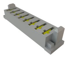 SAMTEC MPS-08-7.70-01-L-V PCB插座, 板至板, 5 mm, 1 排, 8 触点, 通孔安装