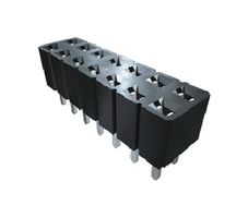 SAMTEC SLW-102-01-G-S PCB Receptacle, Square Post, Board-to-Board, 2.54 mm, 1 Rows, 2 Contacts, Through Hole Mount