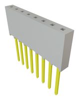 SAMTEC SSW-108-03-G-S PCB插座, 板至板, 2.54 mm, 1 排, 8 触点, 表面安装直型