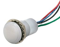 DIALIGHT 657-1485-303F 面板指示灯 多色, 红、绿、蓝, 17.46 mm, R 20mA, G 20mA, B 20mA, R 30V, G 30V, B 30V