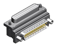 MOLEX / FCT 173114-0369 D Sub Connector Adapter, Standard D Sub, Receptacle, 25 Ways, Standard D Sub, Plug, 25 Ways