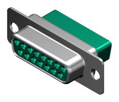 MOLEX / FCT 173109-0303 D-Sub 连接器, 标准, 插座, 173109 Series, 9 触点, DE, 压接