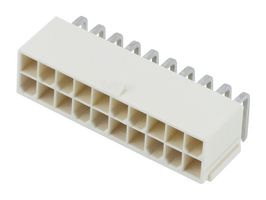 MOLEX 87427-2002 Pin Header, Wire-to-Board, 4.2 mm, 2 Rows, 20 Contacts, Through Hole Right Angle