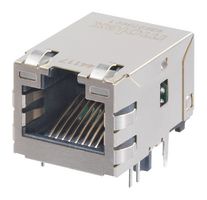 MOLEX 93627-3606 模块连接器, RJ45 插座, 1 x 1 (端口), 8P8C, 面板安装, 通孔安装