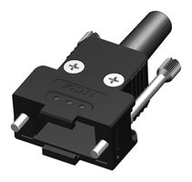 MOLEX / FCT 173111-0495 连接器后壳, D Sub, 173111 Series, DE, 180°, ABS (丙烯腈丁二烯苯乙烯), PC (聚碳酸酯)主体