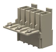 MOLEX 94550-4004 连接器外壳, 自然色, RAST 5 94550 Series, 插座, 4 路, 5 mm, Molex 高正常力 94518 系列卡扣式压接端子