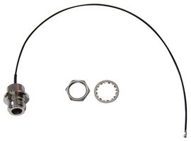 MULTICOMP PRO MP1263G23721070 RF Coaxial Cable Assembly, IP67 Rear-Lock N' Type B/H Jack U.F.L. Plug, 300mm