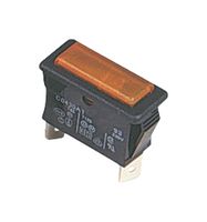 BULGIN LIMITED C0430ATNAE 氖指示灯, 250 V, 琥珀黄, 矩形, 20 mA