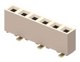 GCT BG306-02-A-2-0400-L-G PCB插座, 板至板, 2.54 mm, 1 排, 2 触点, 表面安装直型, BG306 Series