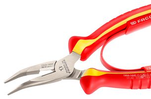 FACOM 193A.16VE Pliers, Short Half Round Nose, 160 mm