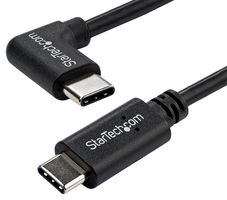 STARTECH USB2CC1MR USB 线缆,1 m / 3 ft 直角 USB-C 线缆,公/公,USB 2.0