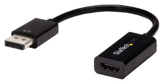STARTECH DP2HD4KS 接口适配器,DisplayPort转HDMI 4K转换器,DisplayPort 1.2转HDMI,4K @ 30 Hz