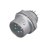 HIROSE / HRS RM12BRD-6PH(76) 圆形连接器, Standard Circular Connector, RM Series, 锁紧螺母插座, 6 触点, 焊接引脚, 卡口