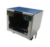 AMPHENOL COMMUNICATIONS SOLUTIONS RJHSE5M80 模块连接器, RJ45 插座, 1 x 1 (端口), 8P8C, 通孔安装