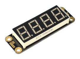 DFROBOT DFR0645-G LED Segment Display Module, Gravity, Green, Arduino Board