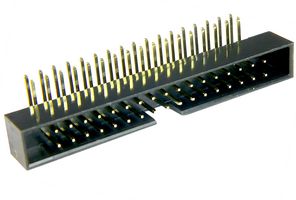 MULTICOMP PRO MP008648 引脚针座, 线至板, 2 mm, 2 排, 34 触点, 通孔直角, MCP 2MM RA