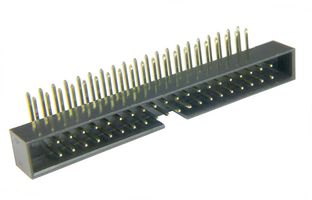MULTICOMP PRO MP008649 引脚针座, 线至板, 2 mm, 2 排, 40 触点, 通孔直角, MCP 2MM RA