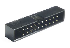 MULTICOMP PRO MP008653 引脚针座, 线至板, 2 mm, 2 排, 20 触点, 通孔直型, MCP 2MM ST