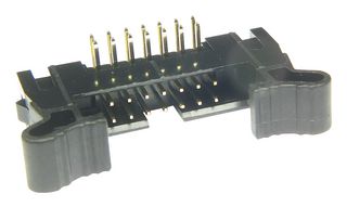 MULTICOMP PRO MP008667 引脚针座, 线至板, 2 mm, 2 排, 14 触点, 通孔直角, MCP 2MM RA