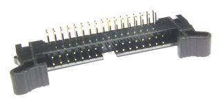 MULTICOMP PRO MP008672 引脚针座, 线至板, 2 mm, 2 排, 34 触点, 通孔直角, MCP 2MM RA