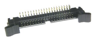 MULTICOMP PRO MP008673 引脚针座, 线至板, 2 mm, 2 排, 40 触点, 通孔直角, MCP 2MM RA