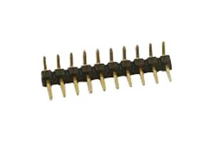 AMPHENOL COMMUNICATIONS SOLUTIONS 10129379-904002BLF 引脚针座, 板至板, 2.54 mm, 1 排, 4 触点, 通孔直角, FCI Econostik Series