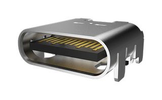AMPHENOL COMMUNICATIONS SOLUTIONS 10137065-00021LF 连接器, USB, USB C, USB 3.1, 插座, 24 路, 表面安装, 直角型