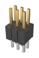 AMPHENOL COMMUNICATIONS SOLUTIONS 20021111-00006T1LF Pin Header, Board-to-Board, 1.27 mm, 2 Rows, 6 Contacts, Through Hole Straight