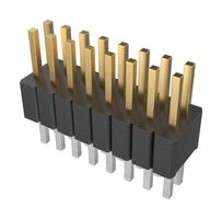 AMPHENOL COMMUNICATIONS SOLUTIONS 20021111-00016T4LF 引脚针座, 垂直, 板至板, 1.27 mm, 2 排, 16 触点, 通孔直型, FCI Minitek127 20021111