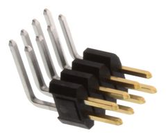 AMPHENOL COMMUNICATIONS SOLUTIONS 20021112-00008T4LF 引脚针座, 直角, 板至板, 1.27 mm, 2 排, 8 触点, 通孔直角, FCI Minitek127 20021112