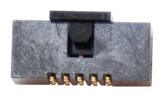 AMPHENOL COMMUNICATIONS SOLUTIONS 20021521-00010D4LF 引脚针座, 板至板, 线至板, 1.27 mm, 2 排, 10 触点, 表面安装直型, Minitek127 20021521 Series