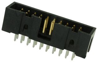 AMPHENOL COMMUNICATIONS SOLUTIONS 52601-S20-6LF Pin Header, Wire-to-Board, 2.54 mm, 2 Rows, 20 Contacts, Through Hole Straight