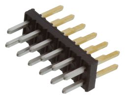 AMPHENOL COMMUNICATIONS SOLUTIONS 57102-F08-10ULF Pin Header, Board-to-Board, 2 mm, 2 Rows, 20 Contacts, Through Hole Straight