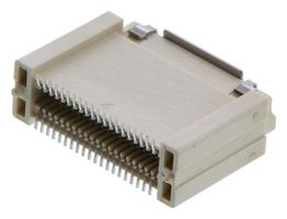 AMPHENOL COMMUNICATIONS SOLUTIONS 61082-044402LF Mezzanine Connector, Receptacle, 0.8 mm, 2 Rows, 40 Contacts, Surface Mount, Copper, Nickel