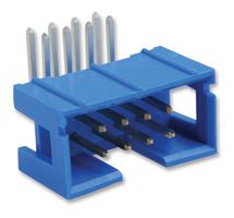 AMPHENOL COMMUNICATIONS SOLUTIONS 75867-132LF Pin Header, Wire-to-Board, 2.54 mm, 2 Rows, 8 Contacts, Through Hole Straight, FCI Quickie Series