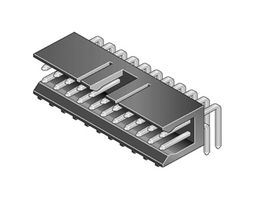 AMPHENOL COMMUNICATIONS SOLUTIONS 78207-110HLF 引脚针座, 线至板, 2.54 mm, 2 排, 10 触点, 通孔直型, FCI 78207 Series