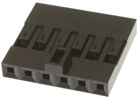 AMPHENOL COMMUNICATIONS SOLUTIONS 78211-006LF 连接器外壳, FCI Mini-PV 78211, 插座, 6 路, 2.54 mm, FCI Mini-PV 78211系列触芯