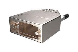 AMPHENOL COMMUNICATIONS SOLUTIONS 8655MH1512LF D Sub Backshell, DA, 180°, Zinc Body
