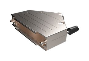 AMPHENOL COMMUNICATIONS SOLUTIONS 8655MH3701BLF 连接器后壳, D Sub, DC, 180°, 锌合金主体