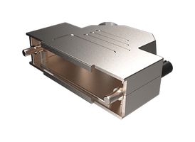 AMPHENOL COMMUNICATIONS SOLUTIONS 8655MHRA1501LF 连接器后壳, D Sub, DA, 45°, 锌合金主体