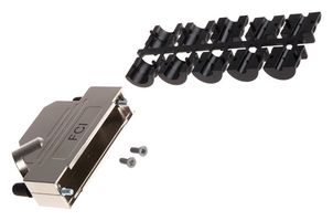 AMPHENOL COMMUNICATIONS SOLUTIONS 8655MHRA5002KLF 连接器后壳, D Sub, DD, 45°, 锌主体