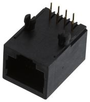 AMPHENOL COMMUNICATIONS SOLUTIONS 95679-001LF Modular Connector, RJ45 Jack, 1 x 1 (Port), 8P8C, Cat5, Through Hole Mount