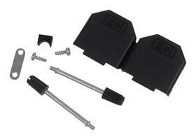 AMPHENOL COMMUNICATIONS SOLUTIONS L17DPPK15JS 连接器后壳, D Sub, DA, 180°, 热塑性主体