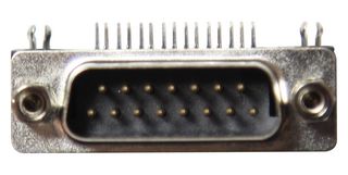 AMPHENOL COMMUNICATIONS SOLUTIONS L717SDA15PA4CH4F D-Sub 连接器, 标准, 插头, SD Series, 15 触点, DA, 焊接