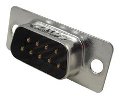 AMPHENOL COMMUNICATIONS SOLUTIONS L777SDE09P D-Sub 连接器, 标准, 插头, SD Series, 9 触点, DE, 焊接杯